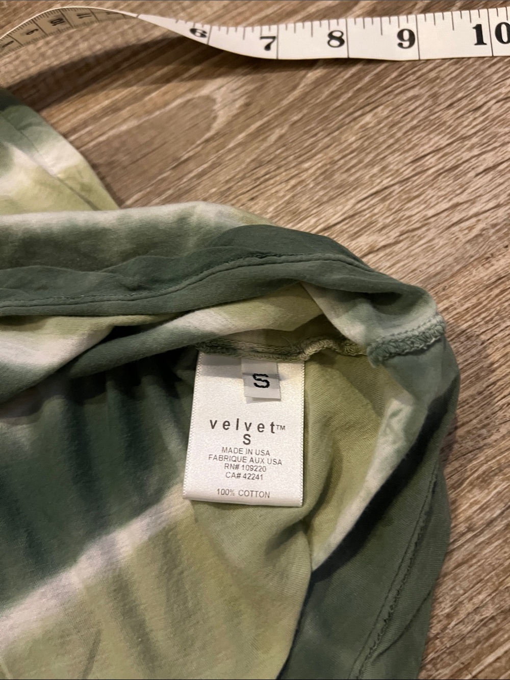 EUC Velvet Brand tie-dye tank top size Small - Picture 7 of 7